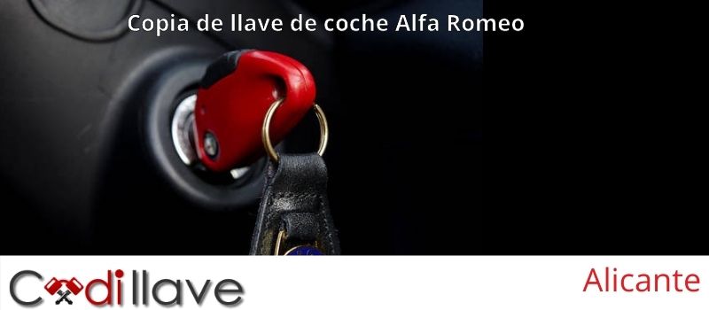 Copias de llaves de Alfa Romeo en Alicante